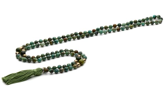 Collier Antracite Mala Tibetani 108 Grani in Pierres semi-précieuses MT25 LAGOS - MT25 LAGOS